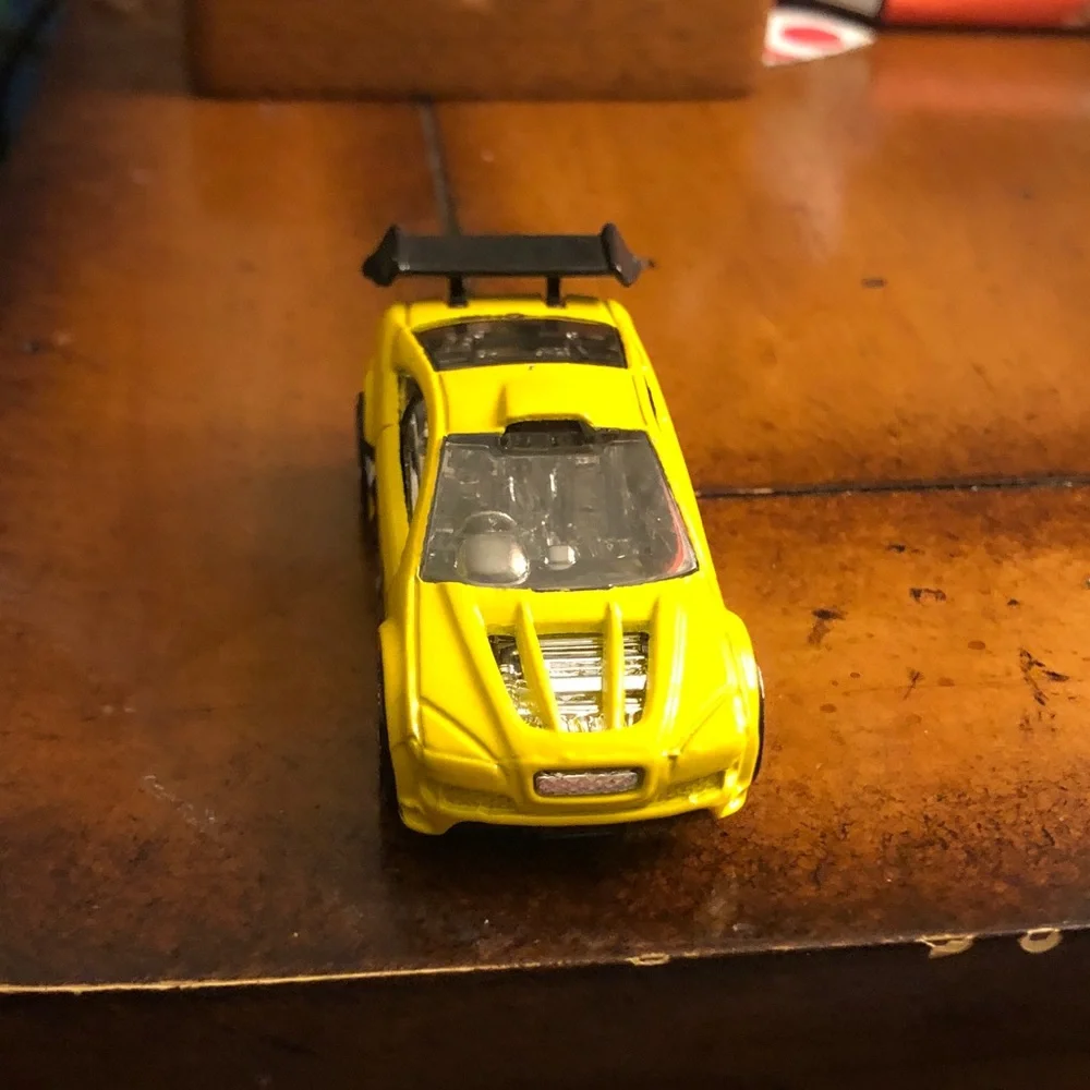 Yellow Kids Toy Sports Car - Mini Die-Cast Vehicle